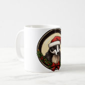 Weihnachtsdachse Kaffeetasse (Vorderseite Links)