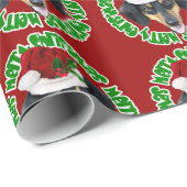 Weihnachtsdachsund-HundePackpapier Geschenkpapier (Rolleneckpunkt)