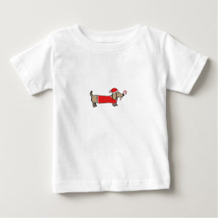 WeihnachtsDackel Baby T-shirt