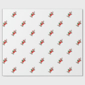 WeihnachtsDackel Geschenkpapier (Flach)