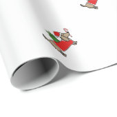 WeihnachtsDackel Geschenkpapier (Rolleneckpunkt)