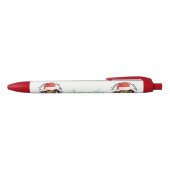WeihnachtsDackel-Hundepersonalisierter Stift (Oberseite)
