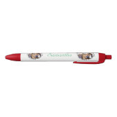 WeihnachtsDackel-Hundepersonalisierter Stift (Unterseite)