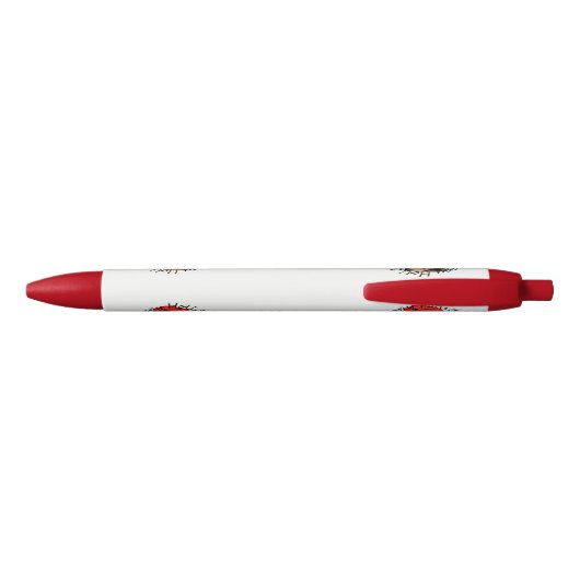 WeihnachtsDackel-Hundepersonalisierter Stift (Rückseite)