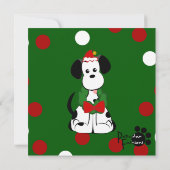 WeihnachtsDalmatiner Einladung (Rückseite)