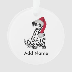 WeihnachtsDalmatiner Personalisiert Ornament