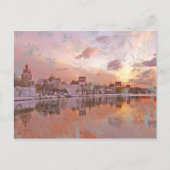 Weihnachtsdämmerung Postkarte (Vorderseite)