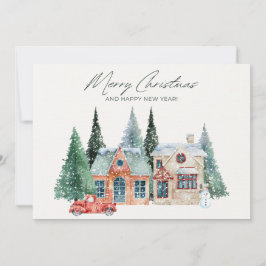 Weihnachtsdank an Ihre Tierbetreuerin Feiertagskarte