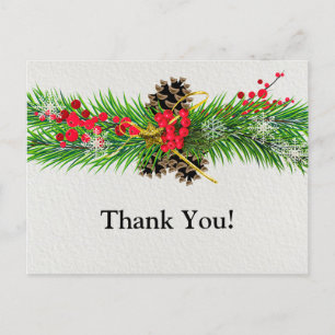 Weihnachtsdankeschön Postkarte