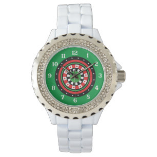 Weihnachtsdartboard Armbanduhr
