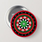 Weihnachtsdartboard Button (Vorne & Hinten)
