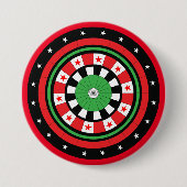 Weihnachtsdartboard Button (Vorderseite)