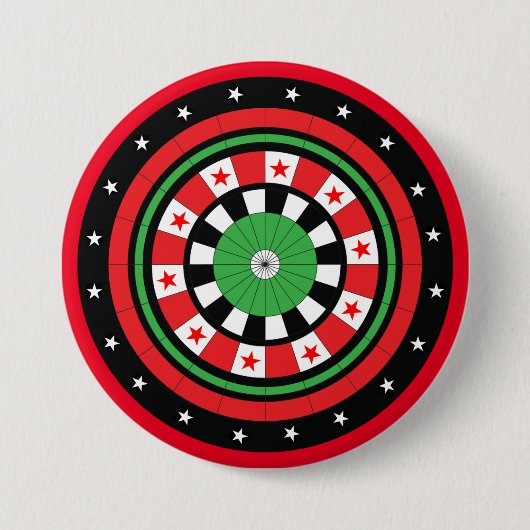 Weihnachtsdartboard Button (Vorderseite)