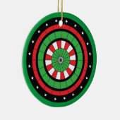 Weihnachtsdartboard Keramikornament (Rechts)