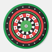Weihnachtsdartboard Magnet (Vorne)