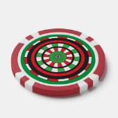 Weihnachtsdartboard Pokerchips (Einzeln)