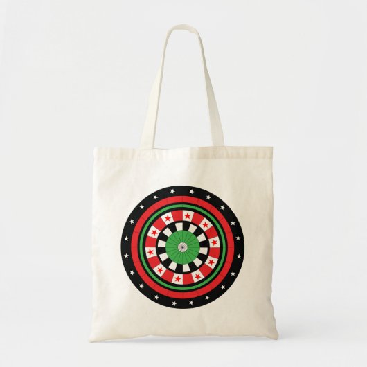 Weihnachtsdartboard Tragetasche (Vorne)