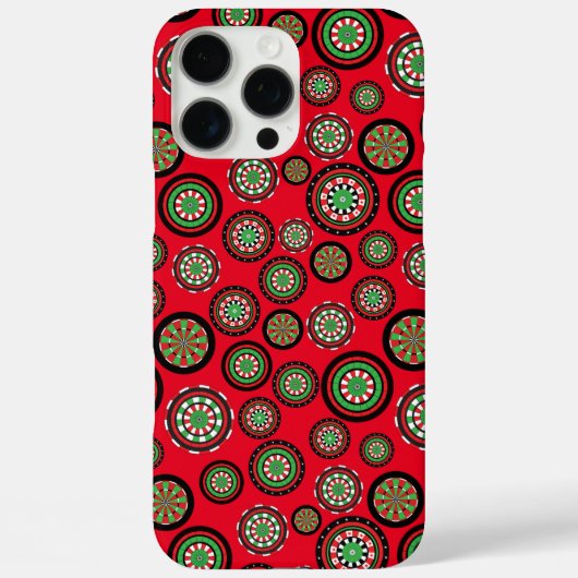 Weihnachtsdartboards Case-Mate iPhone Hülle (Rückseite)