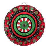 Weihnachtsdartboards Dartscheibe (vorne)
