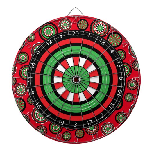 Weihnachtsdartboards Dartscheibe (vorne)