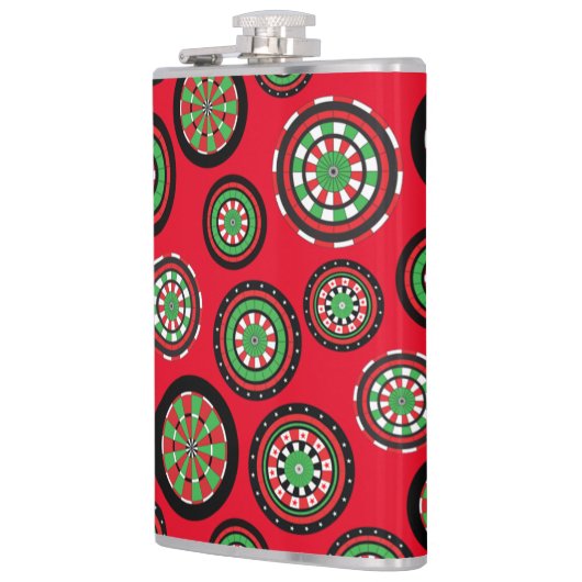 Weihnachtsdartboards Flachmann (Links)