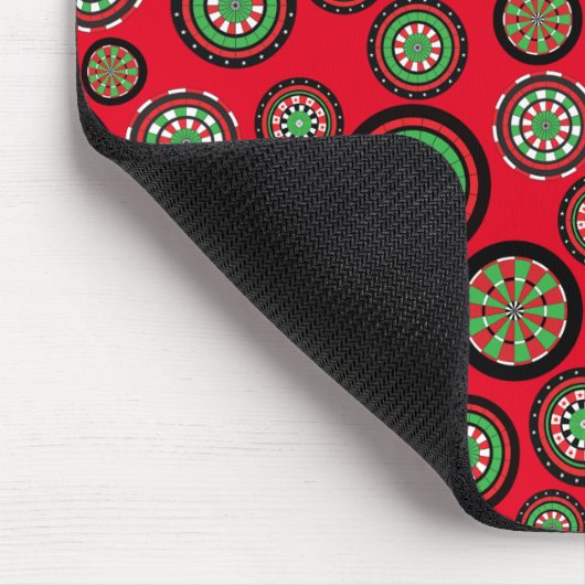 Weihnachtsdartboards Mousepad (Ecke)