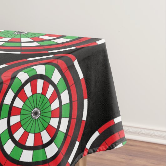 Weihnachtsdartboards Tischdecke (Beispiel)