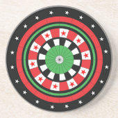 Weihnachtsdartboards Untersetzer (Vorne)