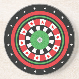 Weihnachtsdartboards Untersetzer
