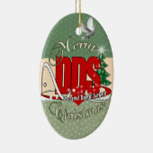 WEIHNACHTSdds Doktor der zahnmedizinischen Keramikornament (Rechts)