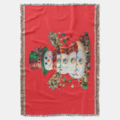 Weihnachtsdecke Decke (Vorderseite Vertikal)