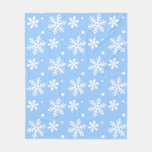 Weihnachtsdecke Feiertags-Schneeflocken-Flies-Deck Fleecedecke