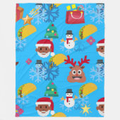 Weihnachtsdecke Fleecedecke (Vorderseite)