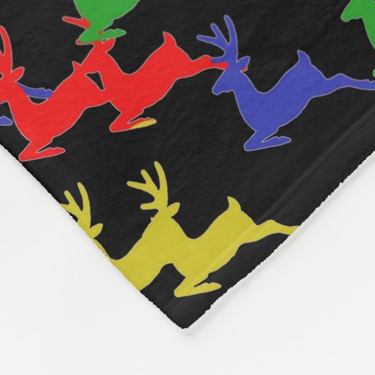 Weihnachtsdecke Fleecedecke (Ecke)