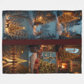 Weihnachtsdecke Fleecedecke (Vorderseite (Horizontal))