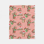 Weihnachtsdecke Fleecedecke (Vorderseite)