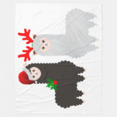 Weihnachtsdecke Fleecedecke (Vorderseite)