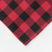 Weihnachtsdecke mit Vintagem rotem LKW Fleecedecke (Ecke)