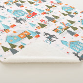 Weihnachtsdecke Sherpadecke (3/4)