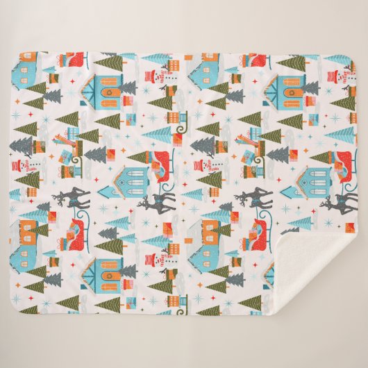 Weihnachtsdecke Sherpadecke (Vorderseite (Horizontal))