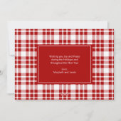 Weihnachtsdefinition Feiertagskarte (Rückseite)