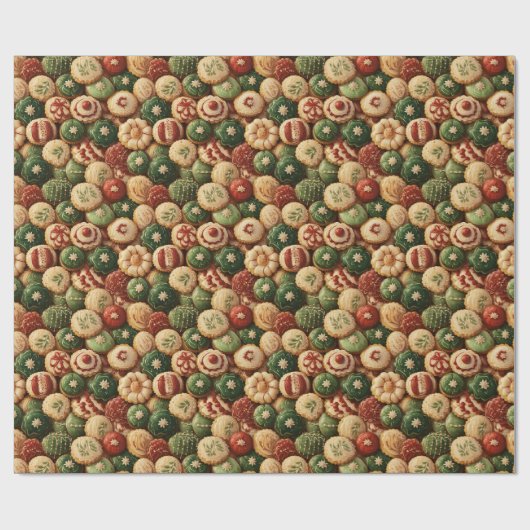 Weihnachtsdekekse Geschenkpapier (Flach)