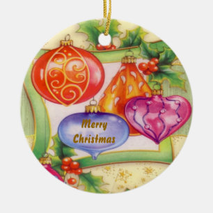 WeihnachtsDeko Keramik Ornament