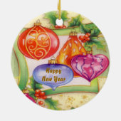 WeihnachtsDeko Keramik Ornament (Hinten)