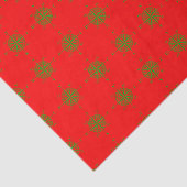 Weihnachtsdekor an der roten und grünen Küste - Ro Seidenpapier (Ausschnitt)