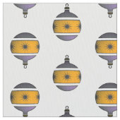 Weihnachtsdekor der Saisonbaum Globes Stoff (Nahaufnahme)