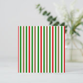 Weihnachtsdekor Einladung (Stehend Vorderseite)