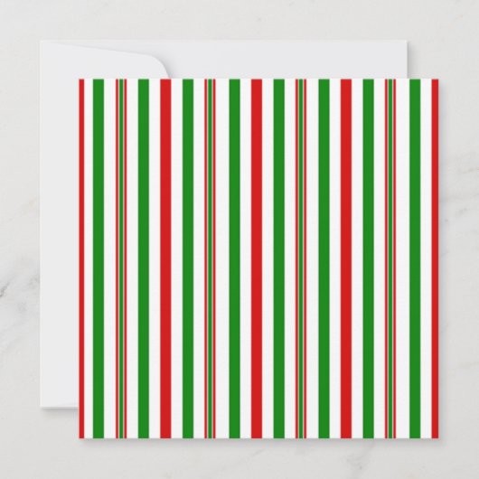 Weihnachtsdekor Einladung (Vorderseite)