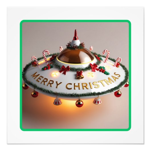 Weihnachtsdekor Fotodruck (Vorne)