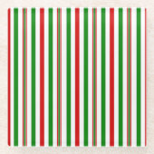 Weihnachtsdekor Glasuntersetzer (Vorderseite)